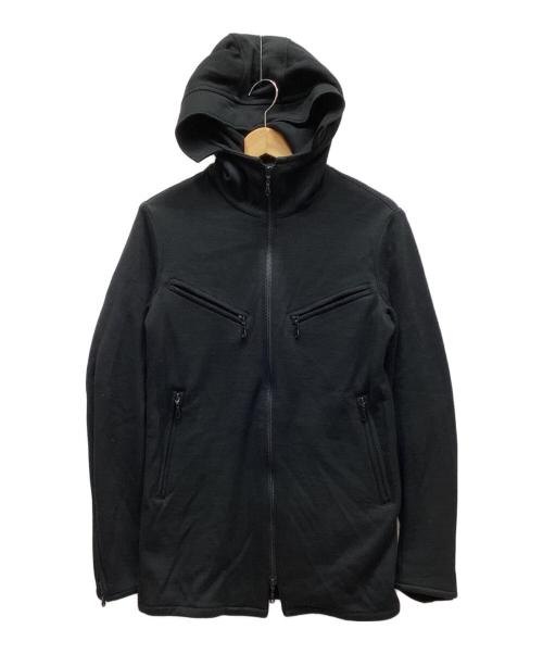 kiryuyrik（キリュウキリュウ）kiryuyrik (キリュウキリュウ) ロングジップパーカー ブラック サイズ:Sの古着・服飾アイテム