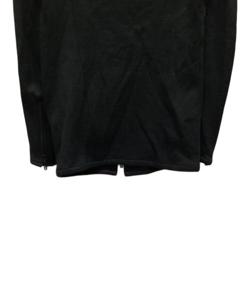 kiryuyrik（キリュウキリュウ）kiryuyrik (キリュウキリュウ) ロングジップパーカー ブラック サイズ:Sの古着・服飾アイテム