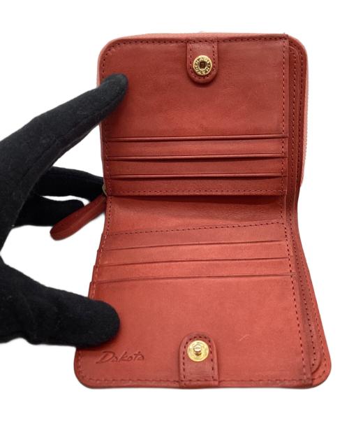 DAKOTA（ダコタ）DAKOTA (ダコタ) 2つ折り財布 レッドの古着・服飾アイテム