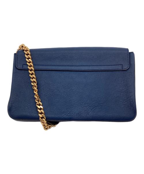 Chloe（クロエ）Chloe (クロエ) チェーンショルダーバッグ ネイビーの古着・服飾アイテム