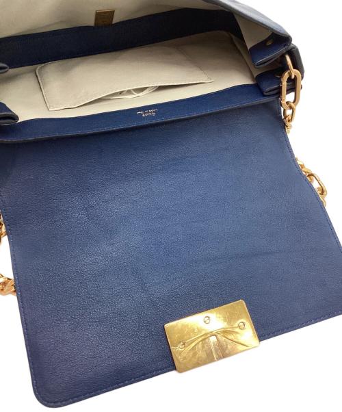 Chloe（クロエ）Chloe (クロエ) チェーンショルダーバッグ ネイビーの古着・服飾アイテム