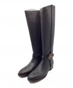 TORY BURCHトリーバーチ）の古着「ライディングブーツ」｜ブラック