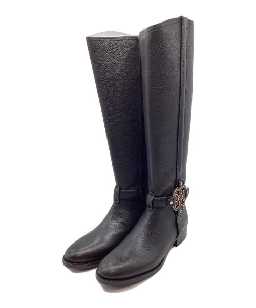 TORY BURCH（トリーバーチ）TORY BURCH (トリーバーチ) ライディングブーツ ブラック サイズ:7の古着・服飾アイテム