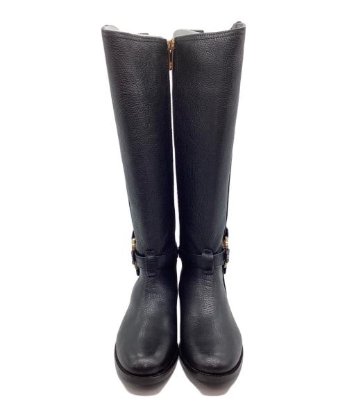 TORY BURCH（トリーバーチ）TORY BURCH (トリーバーチ) ライディングブーツ ブラック サイズ:7の古着・服飾アイテム