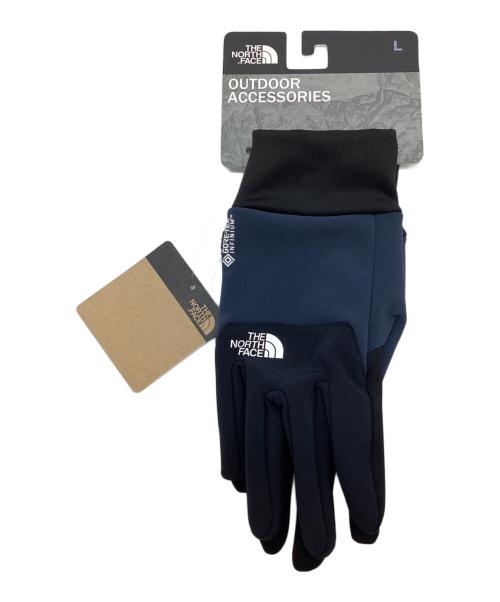 THE NORTH FACE（ザ ノース フェイス）THE NORTH FACE (ザ ノース フェイス) ウインドストッパーイーチップグローブ ブラック×ネイビー 未使用品の古着・服飾アイテム
