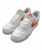 NIKEナイキ）の古着「スニーカー」｜ホワイト×オレンジ