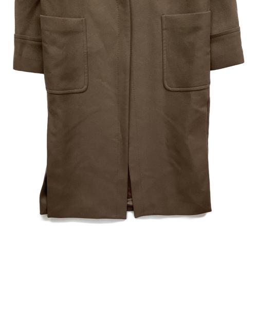 1er Arrondissement（プルミエ アロンディスモン）1er Arrondissement (プルミエ アロンディスモン) ノーカラーコート ブラウン サイズ:38の古着・服飾アイテム