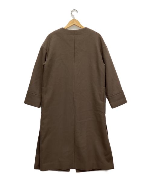 1er Arrondissement（プルミエ アロンディスモン）1er Arrondissement (プルミエ アロンディスモン) ノーカラーコート ブラウン サイズ:38の古着・服飾アイテム
