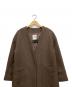 1er Arrondissement (プルミエ アロンディスモン) ノーカラーコート ブラウン サイズ:38：5000円