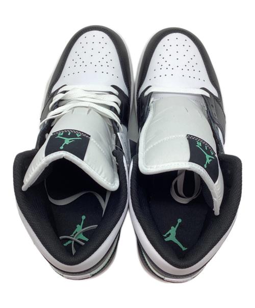 NIKE（ナイキ）NIKE (ナイキ) エアジョーダン1MID ホワイト×ブラック サイズ:28.5 未使用品の古着・服飾アイテム