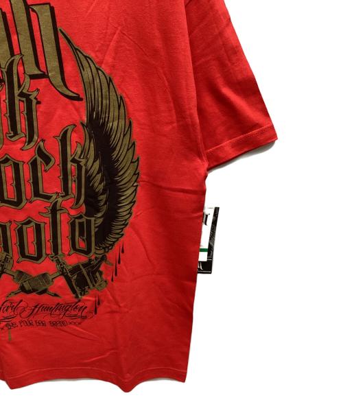 HARTILAND HUNTINGTON（HARTILAND HUNTINGTON）HARTILAND HUNTINGTON (HARTILAND HUNTINGTON) 半袖Tシャツ レッド サイズ:L 未使用品の古着・服飾アイテム