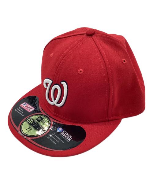 New Era（ニューエラ）New Era (ニューエラ) ５９フィットキャップ レッドの古着・服飾アイテム