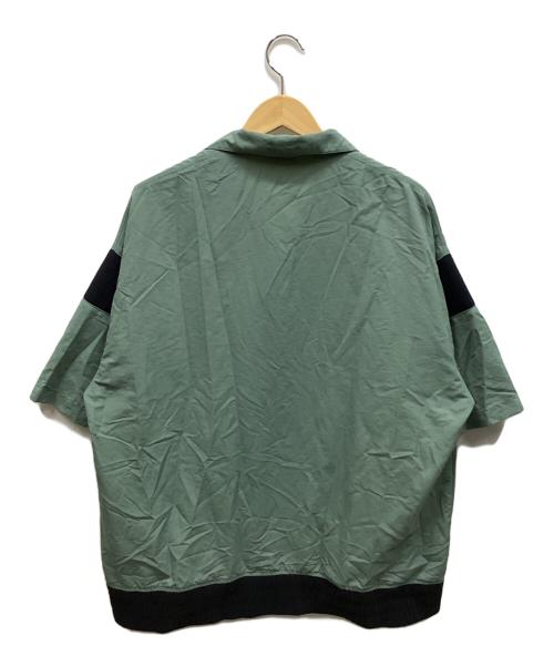 NEW BALANCE（ニューバランス）NEW BALANCE (ニューバランス) シャツジャケット グリーン サイズ:Lの古着・服飾アイテム