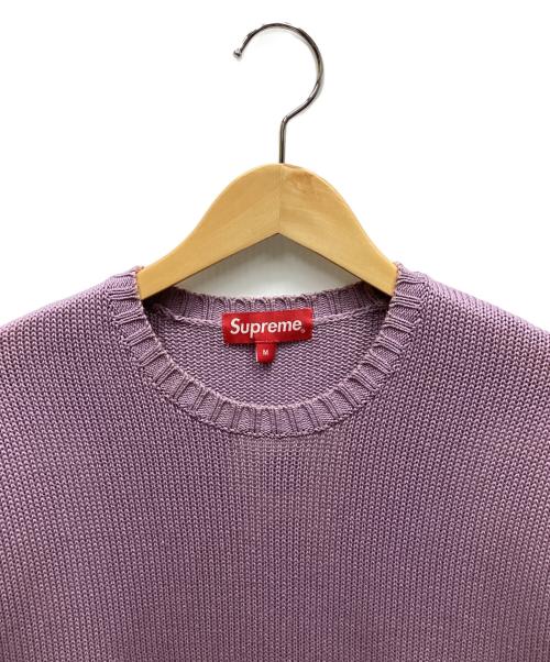 SUPREME（シュプリーム）SUPREME (シュプリーム) 厚手ニット パープル サイズ:Mの古着・服飾アイテム