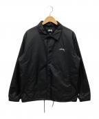 stussyステューシー）の古着「CRUIZE COACH JACKET」｜ブラック