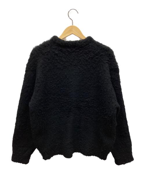 BEAUTY&YOUTH UNITED ARROWS（ビューティーアンドユースユナイテッドアローズ）BEAUTY&YOUTH UNITED ARROWS (ビューティーアンドユースユナイテッドアローズ) スーパー シャギー ニット ブラック サイズ:Lの古着・服飾アイテム