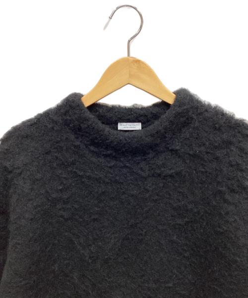 BEAUTY&YOUTH UNITED ARROWS（ビューティーアンドユースユナイテッドアローズ）BEAUTY&YOUTH UNITED ARROWS (ビューティーアンドユースユナイテッドアローズ) スーパー シャギー ニット ブラック サイズ:Lの古着・服飾アイテム