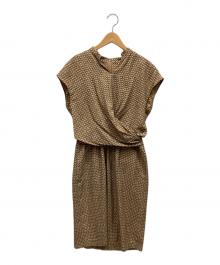 23区（ニジュウサンク）の古着「ノースリーブワンピース」｜ライトブラウン