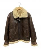 nobrandノーブランド）の古着「TYPE B-3ジャケット」｜ブラウン