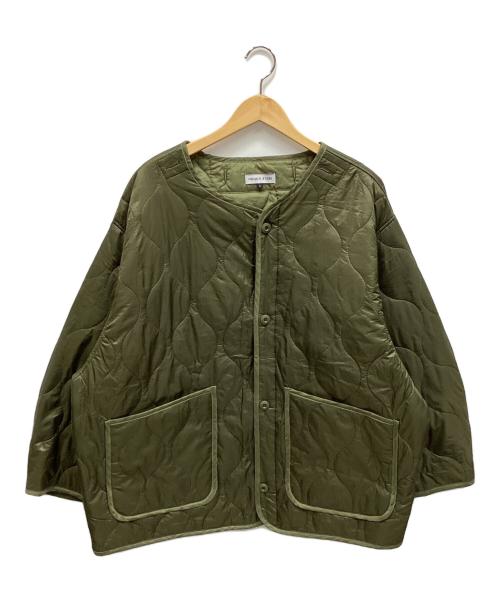 FREAK'S STORE（フリークスストア）FREAK'S STORE (フリークストア) ミリタリーキルティングジャケット グリーン サイズ:Lの古着・服飾アイテム