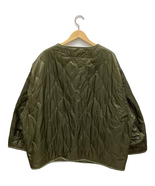 FREAK'S STORE（フリークスストア）FREAK'S STORE (フリークストア) ミリタリーキルティングジャケット グリーン サイズ:Lの古着・服飾アイテム