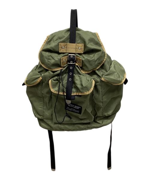 POLO SPORT（ポロスポーツ）POLO SPORT (ポロスポーツ) ミリタリーバックパック グリーンの古着・服飾アイテム
