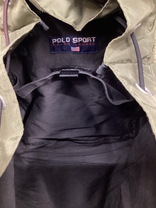 POLO SPORT（ポロスポーツ）POLO SPORT (ポロスポーツ) ミリタリーバックパック グリーンの古着・服飾アイテム