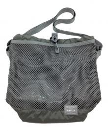 PORTER（ポーター）の古着「ドローストリングバッグ」｜グレー