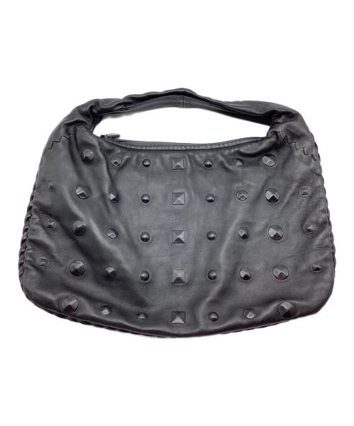 BOTTEGA VENETA（ボッテガベネタ）BOTTEGA VENETA (ボッテガベネタ) ワンショルダーバッグ ブラックの古着・服飾アイテム