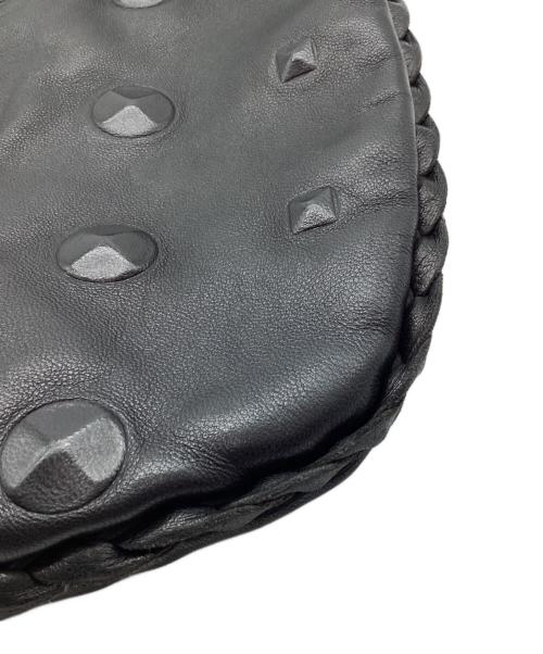 BOTTEGA VENETA（ボッテガベネタ）BOTTEGA VENETA (ボッテガベネタ) ワンショルダーバッグ ブラックの古着・服飾アイテム