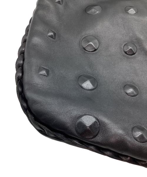 BOTTEGA VENETA（ボッテガベネタ）BOTTEGA VENETA (ボッテガベネタ) ワンショルダーバッグ ブラックの古着・服飾アイテム