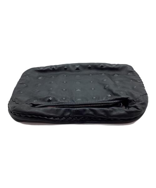 BOTTEGA VENETA（ボッテガベネタ）BOTTEGA VENETA (ボッテガベネタ) ワンショルダーバッグ ブラックの古着・服飾アイテム