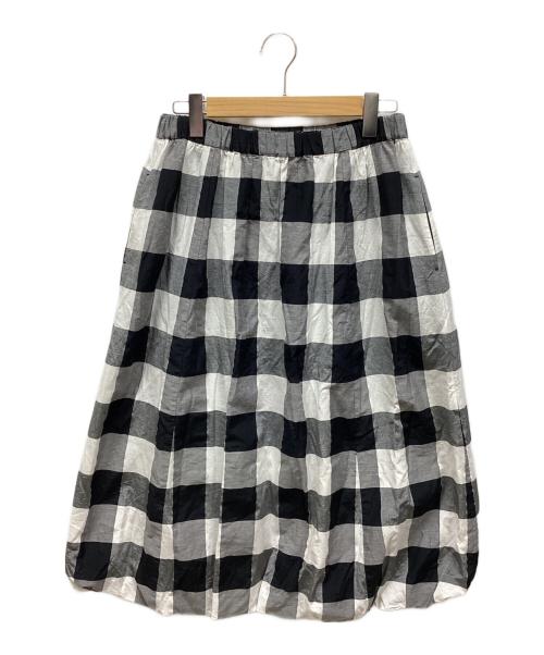 GRANDMA MAMA DAUGHTER（グランマママドーター）GRANDMA MAMA DAUGHTER (グランマママドーター) スカート ブラック×ホワイト サイズ:1の古着・服飾アイテム