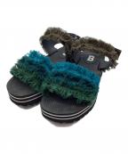 suecomma bonnieシューコンマ ボニー）の古着「サンダル」｜グリーン