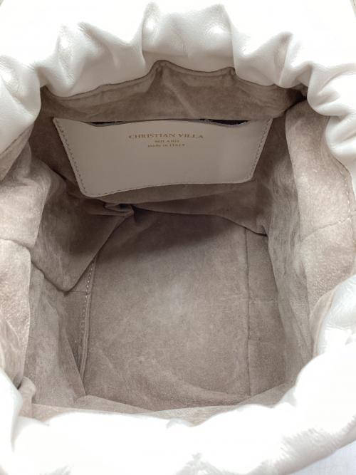 CHRISTIAN VILLA（クリスチャンヴィラ）CHRISTIAN VILLA (クリスチャンヴィラ) 巾着スクエアバッグの古着・服飾アイテム