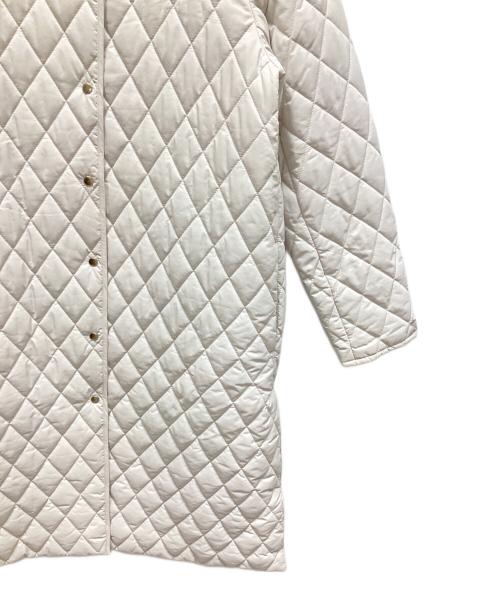 NATURAL BEAUTY BASIC（ナチュラルビューティーベーシック）NATURAL BEAUTY BASIC (ナチュラルビューティーベーシック) キルティングコート ホワイト サイズ:Mの古着・服飾アイテム