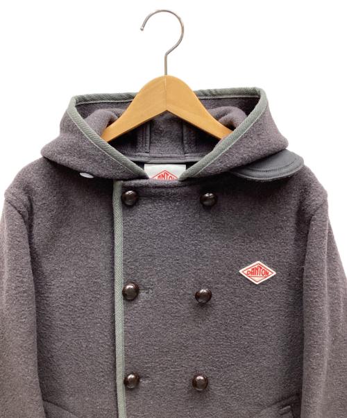 DANTON（ダントン）DANTON (ダントン) ウールモッサーダブルコート グレー サイズ:36の古着・服飾アイテム