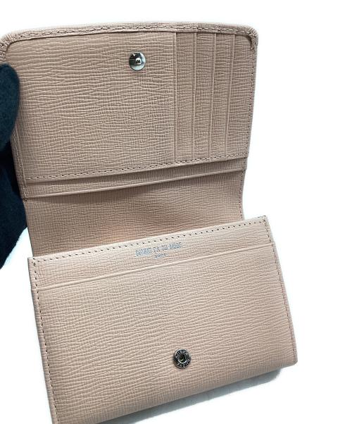 comme ca du mode（コムサデモード）comme ca du mode (コムサデモード) 2つ折り財布 ピンクの古着・服飾アイテム