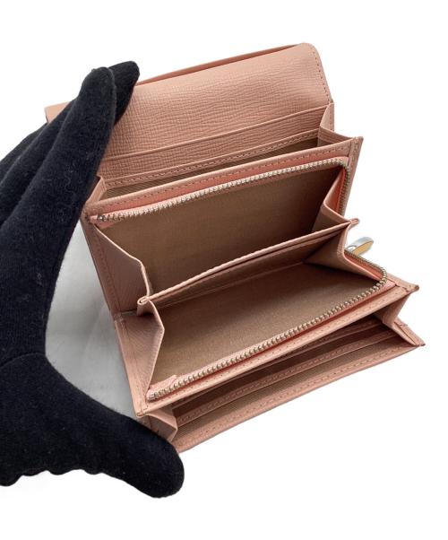 comme ca du mode（コムサデモード）comme ca du mode (コムサデモード) 2つ折り財布 ピンクの古着・服飾アイテム