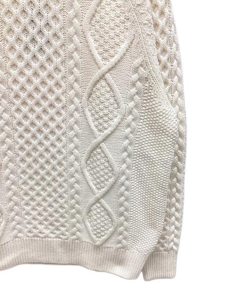 URBAN RESEARCH（アーバンリサーチ）URBAN RESEARCH (アーバンリサーチ) 厚手ニット ホワイト サイズ:L 未使用品の古着・服飾アイテム