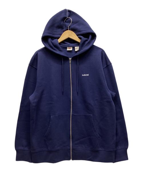 LEVI'S（リーバイス）LEVI'S (リーバイス) ジップパーカー ネイビー サイズ:JAPANサイズL 未使用品の古着・服飾アイテム