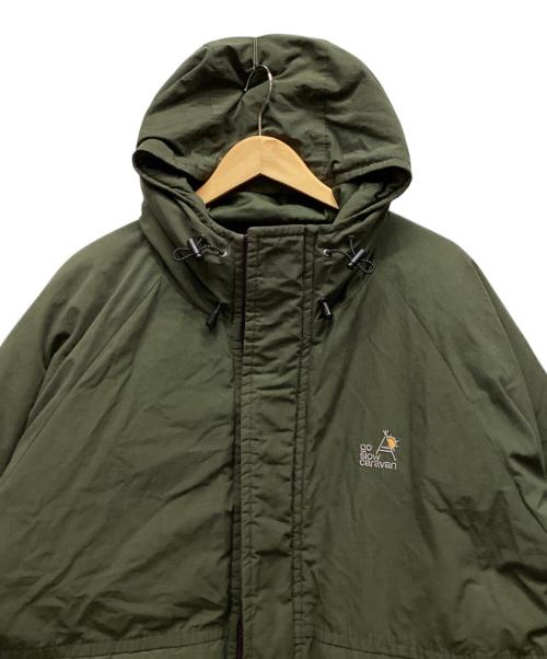 go slow caravan（ゴースローキャラバン）go slow caravan (ゴースローキャラバン) ダウンジャケット グリーン サイズ:3の古着・服飾アイテム