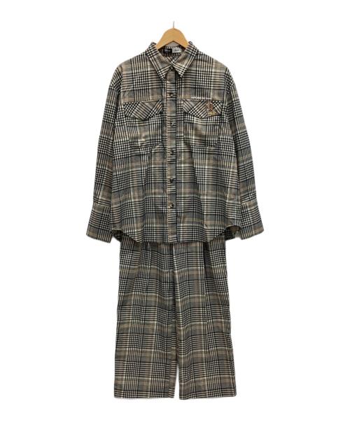 d'zzit（ディジット）d'zzit (ディジット) パンツ&スカートセットアップ ベージュ×ブラック サイズ:Sの古着・服飾アイテム