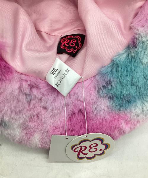 RE.（アールイードット）RE. (アールイードット) コットンキャンディハット ピンク サイズ:F 未使用品の古着・服飾アイテム