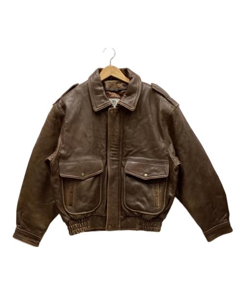 LATENTA（-）LATENTA (-) レザージャケット ブラウン サイズ:Lの古着・服飾アイテム