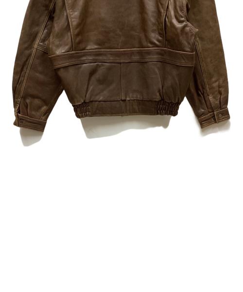 LATENTA（-）LATENTA (-) レザージャケット ブラウン サイズ:Lの古着・服飾アイテム