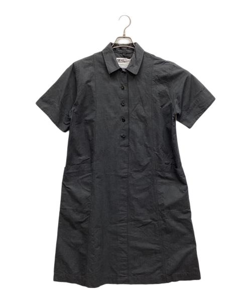 MHL（エムエイチエル）MHL (エムエイチエル) 半袖ワンピース ブラック サイズ:Ⅱの古着・服飾アイテム