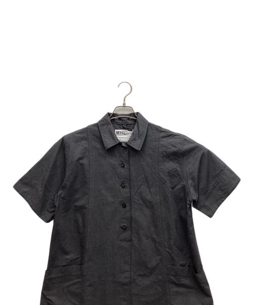 MHL（エムエイチエル）MHL (エムエイチエル) 半袖ワンピース ブラック サイズ:Ⅱの古着・服飾アイテム