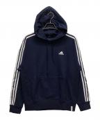 adidasアディダス）の古着「プルオーバーパーカー」｜ネイビー