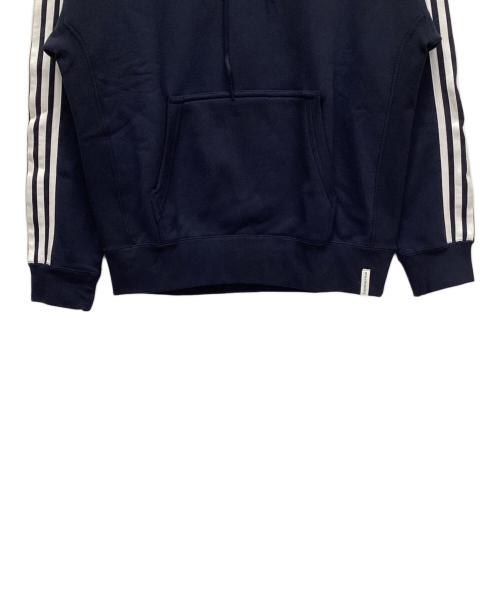 adidas（アディダス）adidas (アディダス) プルオーバーパーカー ネイビー サイズ:Lの古着・服飾アイテム